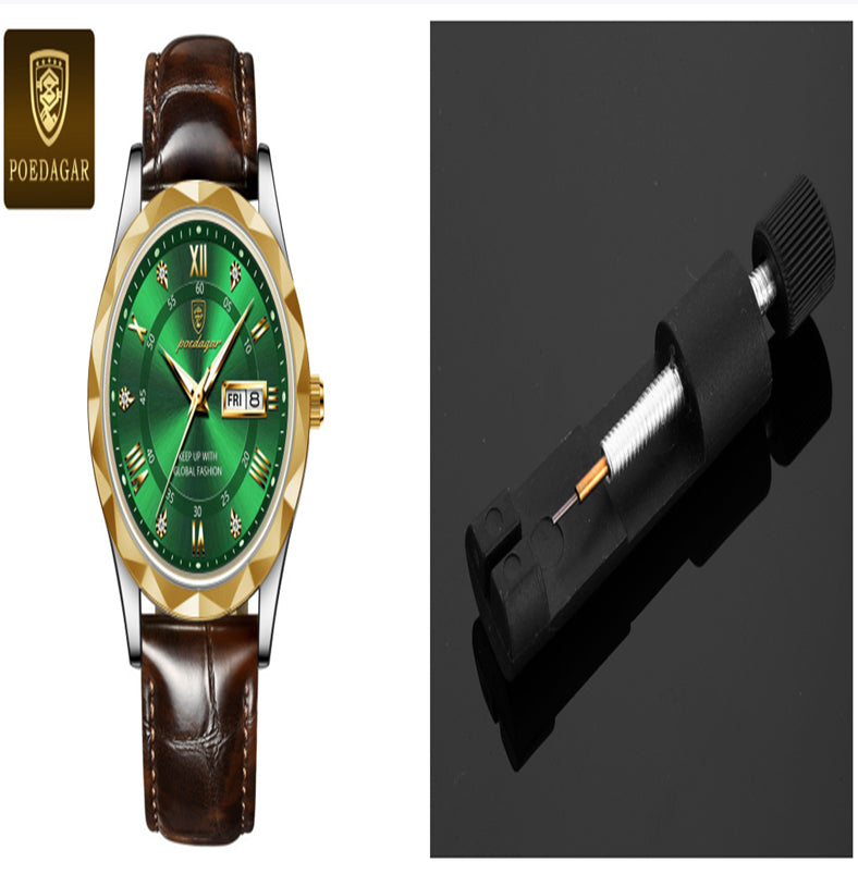 Leather Belt Men's Luxury Fashion Quartz Wrist Watch