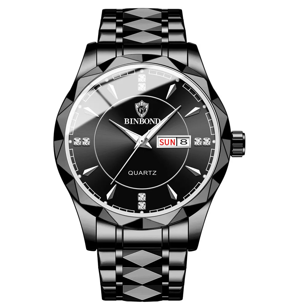 Binbond 5552 B5552 Model Luxury Gold Men Stainless Steel