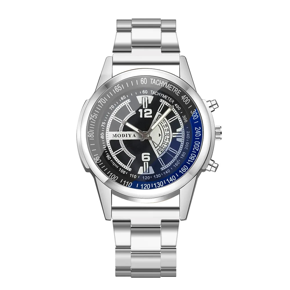 Dropshipping Men's Stainless Steel Band Quartz Watch