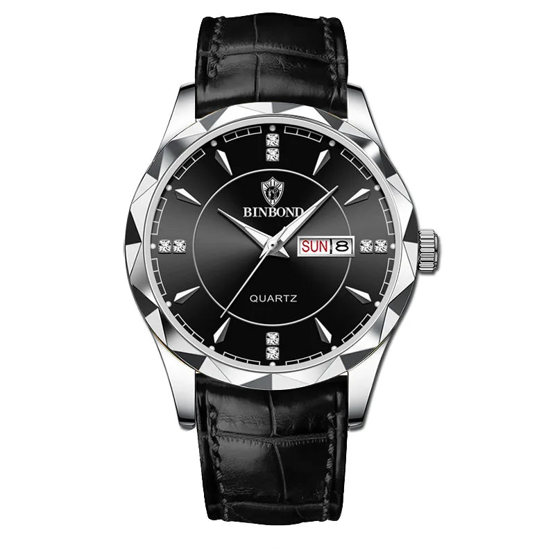 Binbond 5552 B5552 Model Luxury Gold Men Stainless Steel