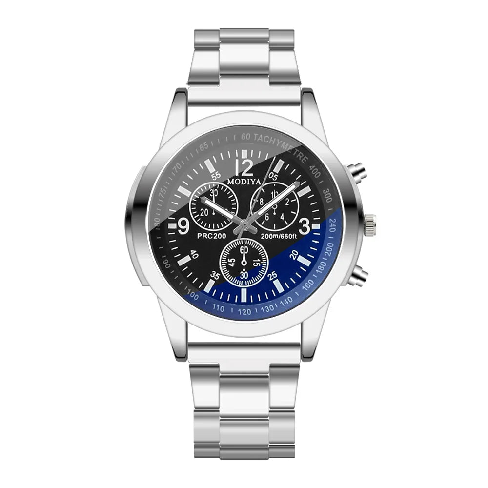 Dropshipping Men's Stainless Steel Band Quartz Watch