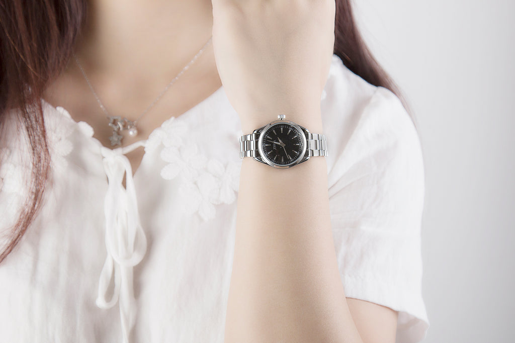 Stainless Steel 3atm Water Resistant Quartz Watch Alloy Case Couple Wrist Watch