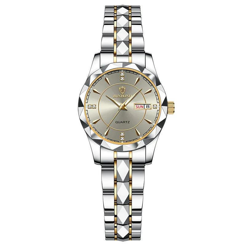 Binbond 5552 B5552 Model Luxury Gold Men Stainless Steel