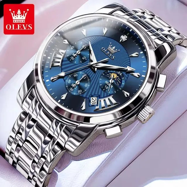 OLEVS Automatic Quartz Watches Men