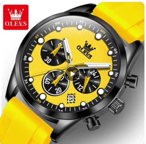 OLEVS 5602 Luxury Classic Mens Style Original Quartz Men's Watch