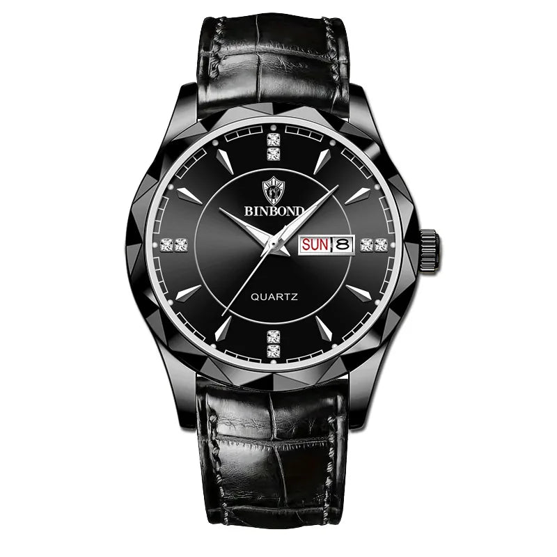 Binbond 5552 B5552 Model Luxury Gold Men Stainless Steel