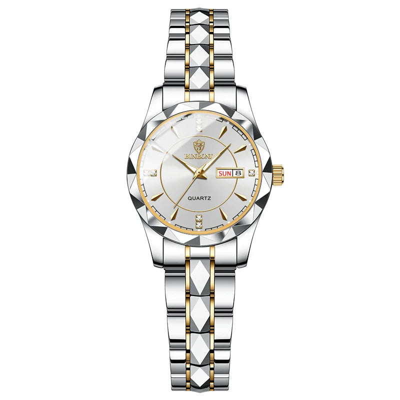 Binbond 5552 B5552 Model Luxury Gold Men Stainless Steel