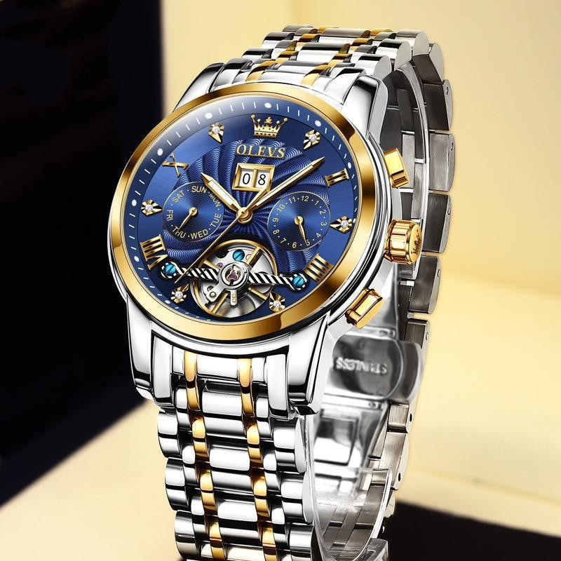 Automatic Mechanical Watch Business Multifunction Men